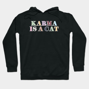 Karma Is A Cat Hoodie